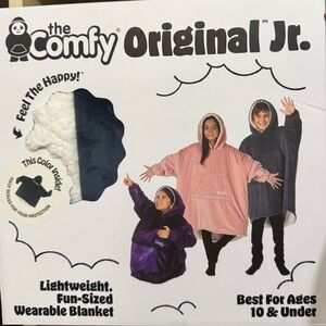 The Comfy Original Jr. Wearable Blanket for Kids - Blue